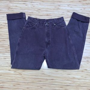 Purple wrangler jeans